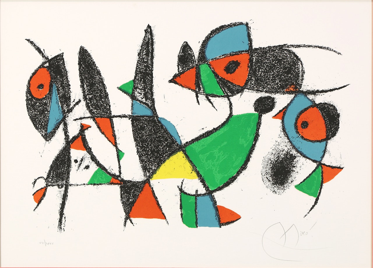 No. 10 from Lithographs II by Joan Miró