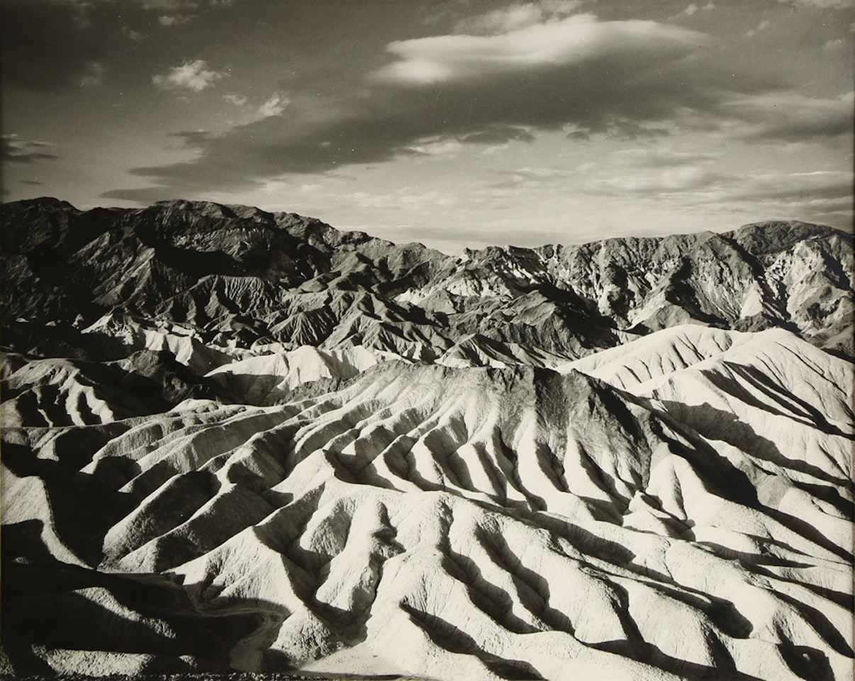 "From Zabriskie Pt. Death Valley National Monument, California" by Ansel Adams