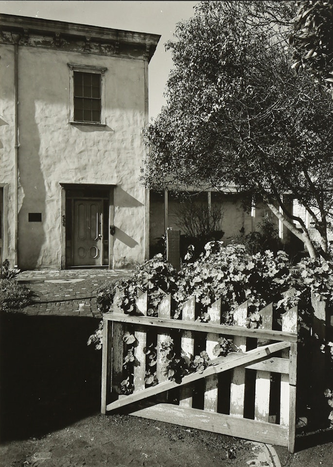 "Stevenson House Monterey" by Ansel Adams
