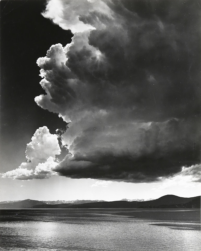 "Thundercloud, Lake Tahoe, California" by Ansel Adams