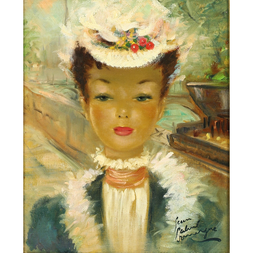 Untitled (Parisian Girl) by Jean Gabriel Domergue