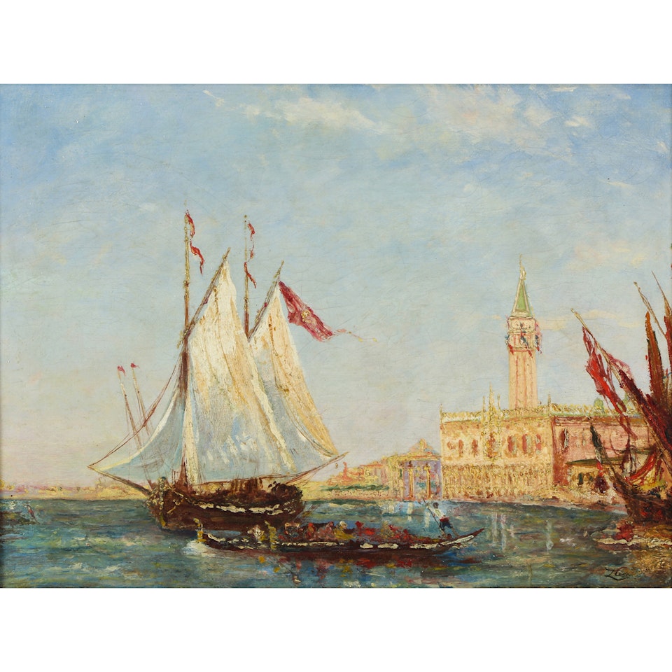 Marinha Veneziana (Venetian Navy) by Félix Ziem