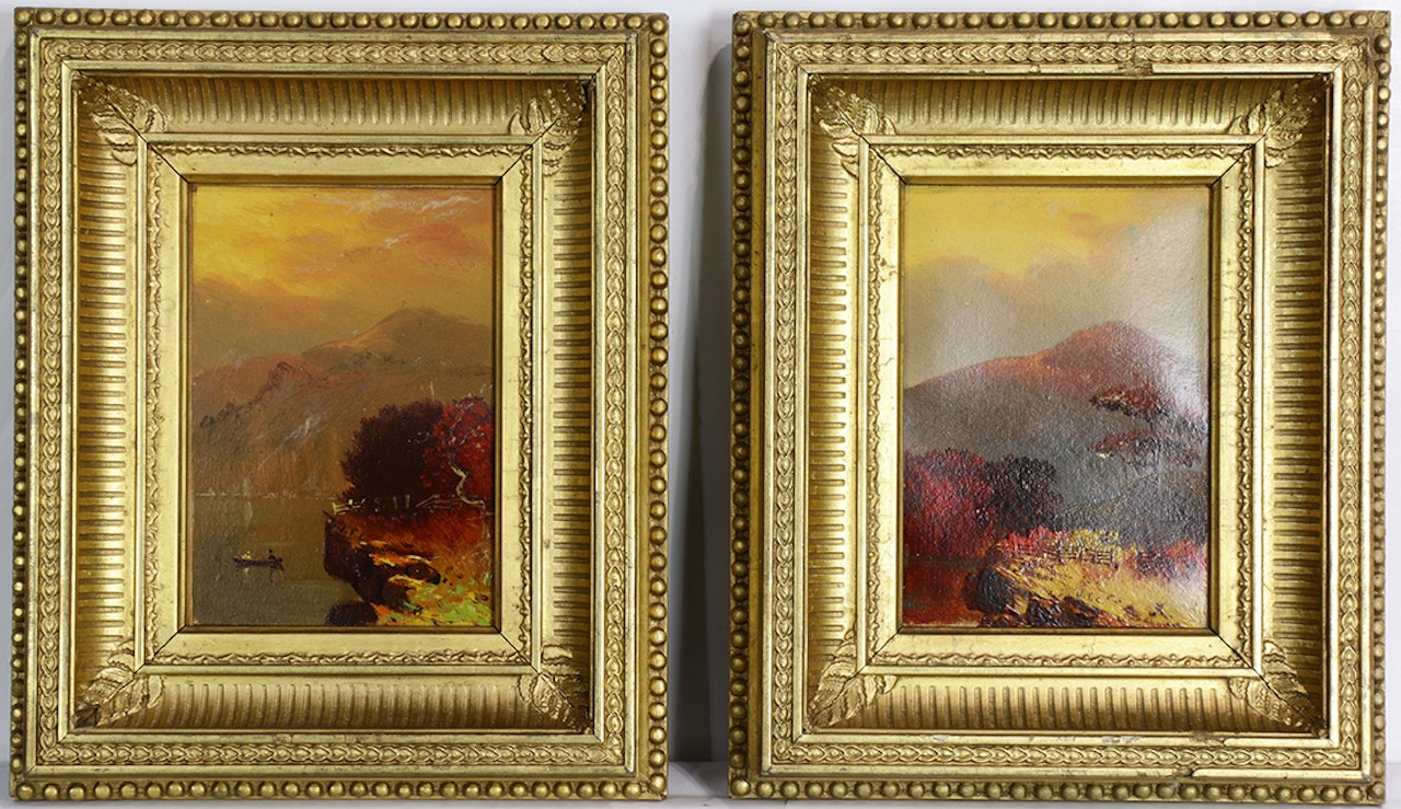 Untitled (Autumn Landscape Scenes) by Jasper Francis Cropsey