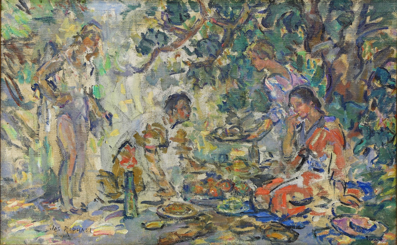 Untitled (The Picnic) by Joseph Raphael