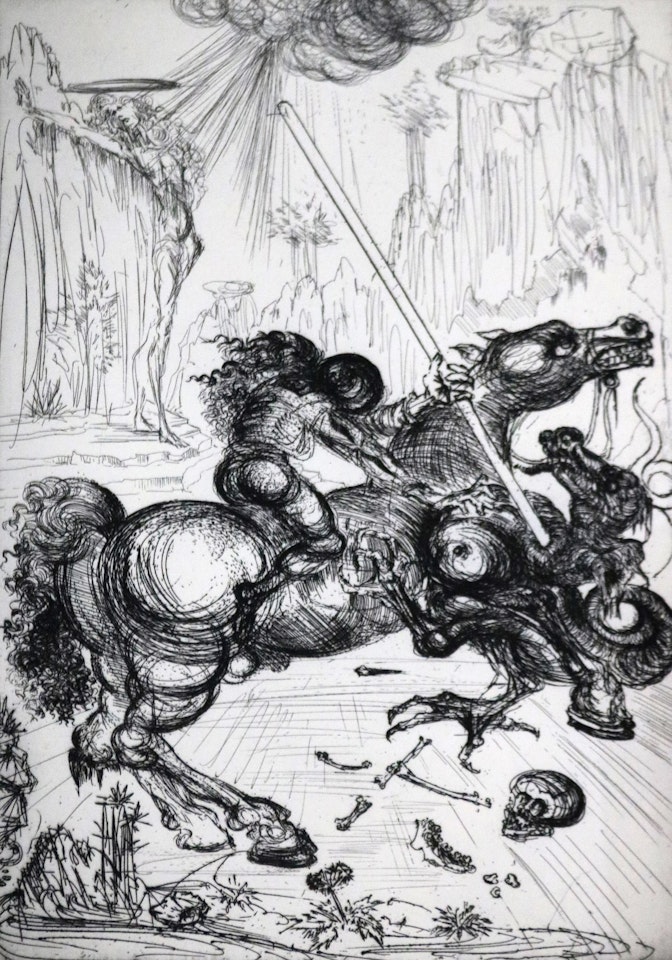 "St. George and the Dragon" by Salvador Dali