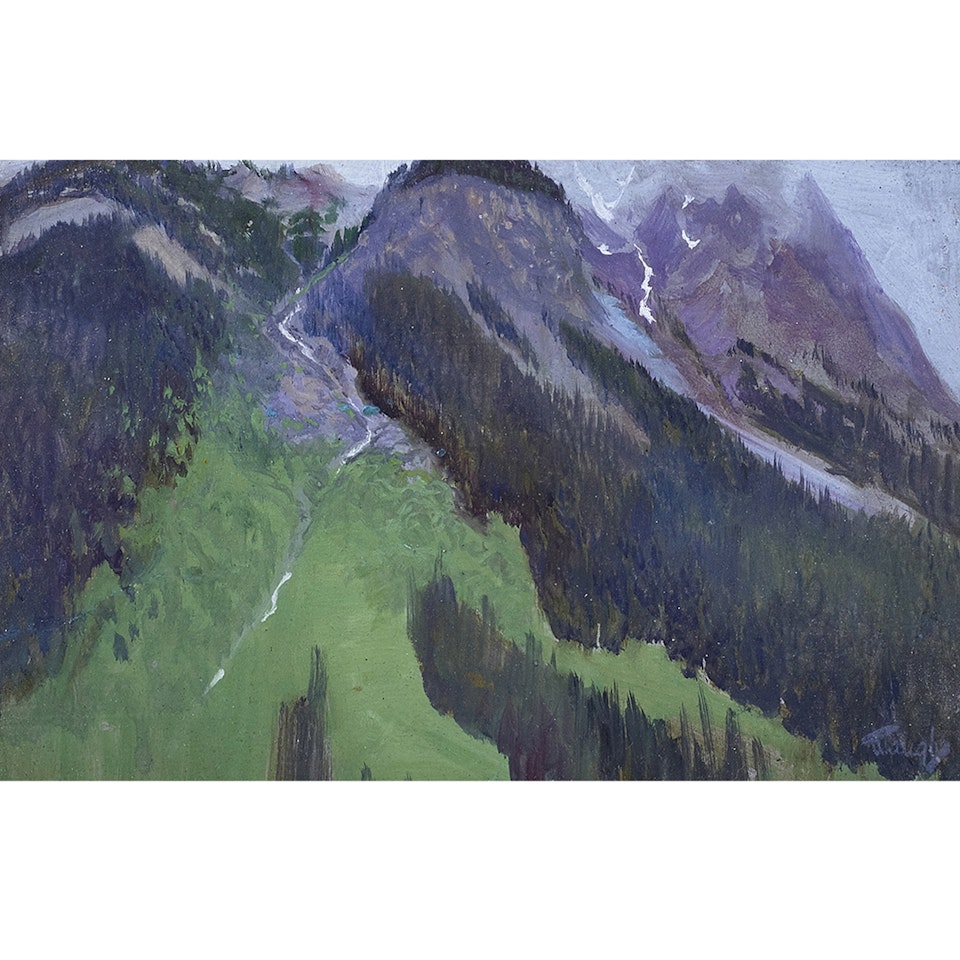 "Northwest Mountains" by Frederick Judd Waugh