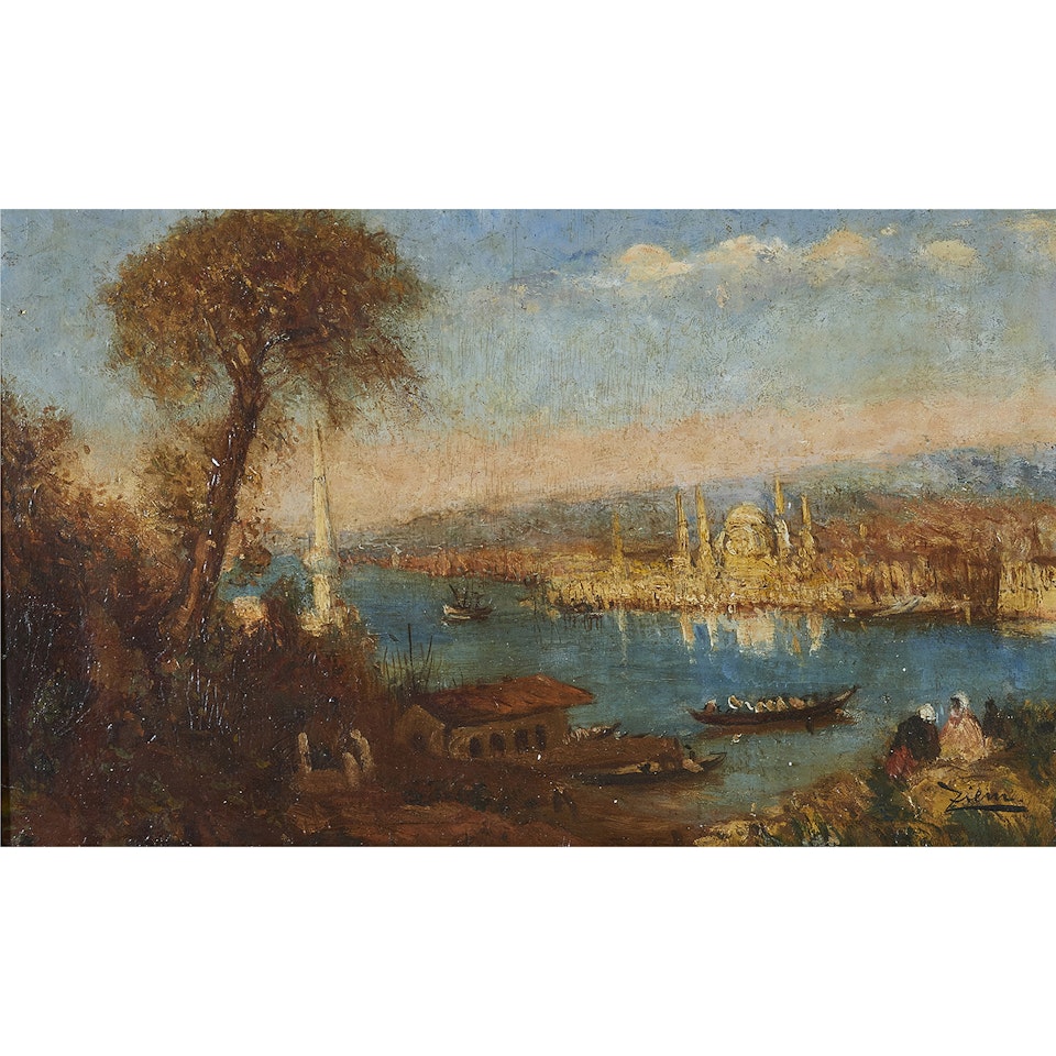 View of Constantinople by Félix Ziem