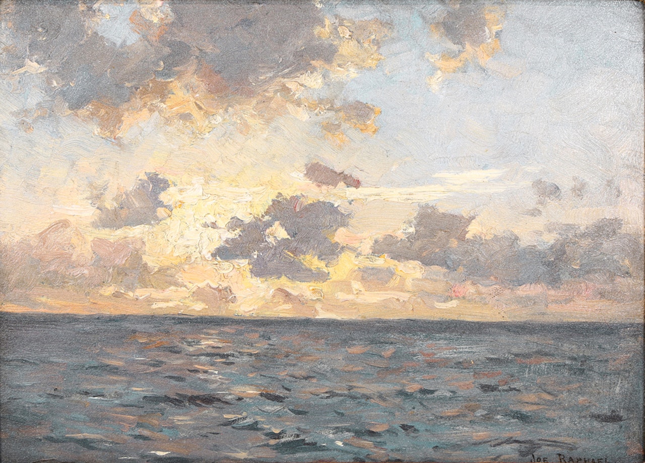 Sunset Through the Clouds by Joseph Raphael