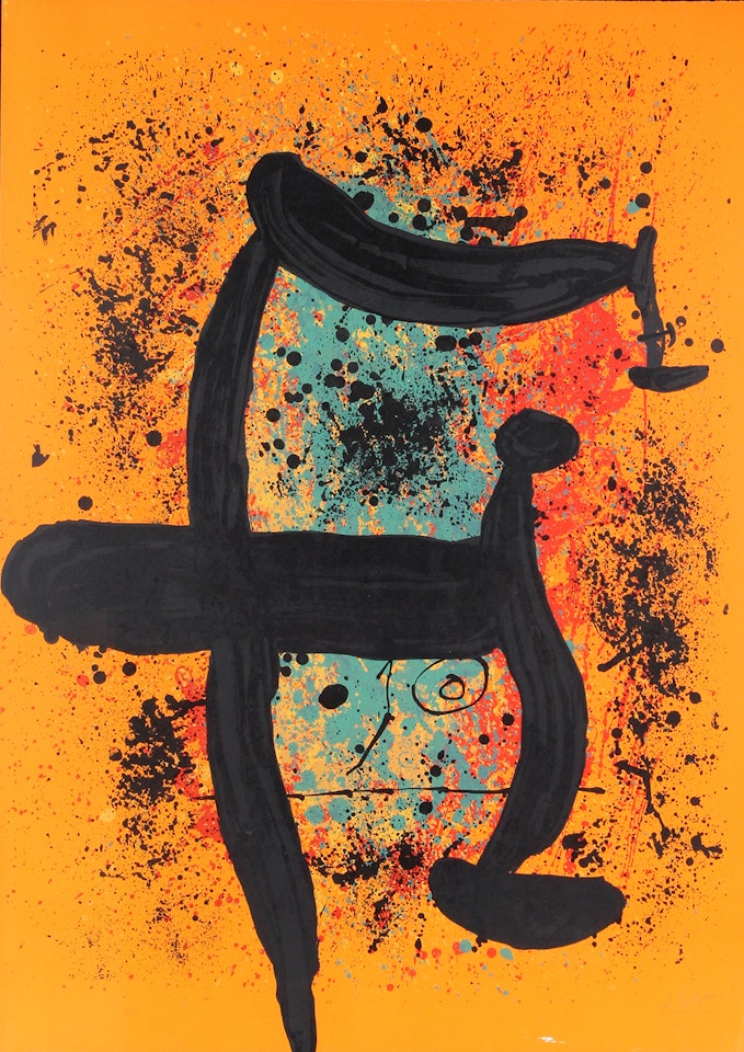 "Cueilleuse d"orange," by Joan Miró