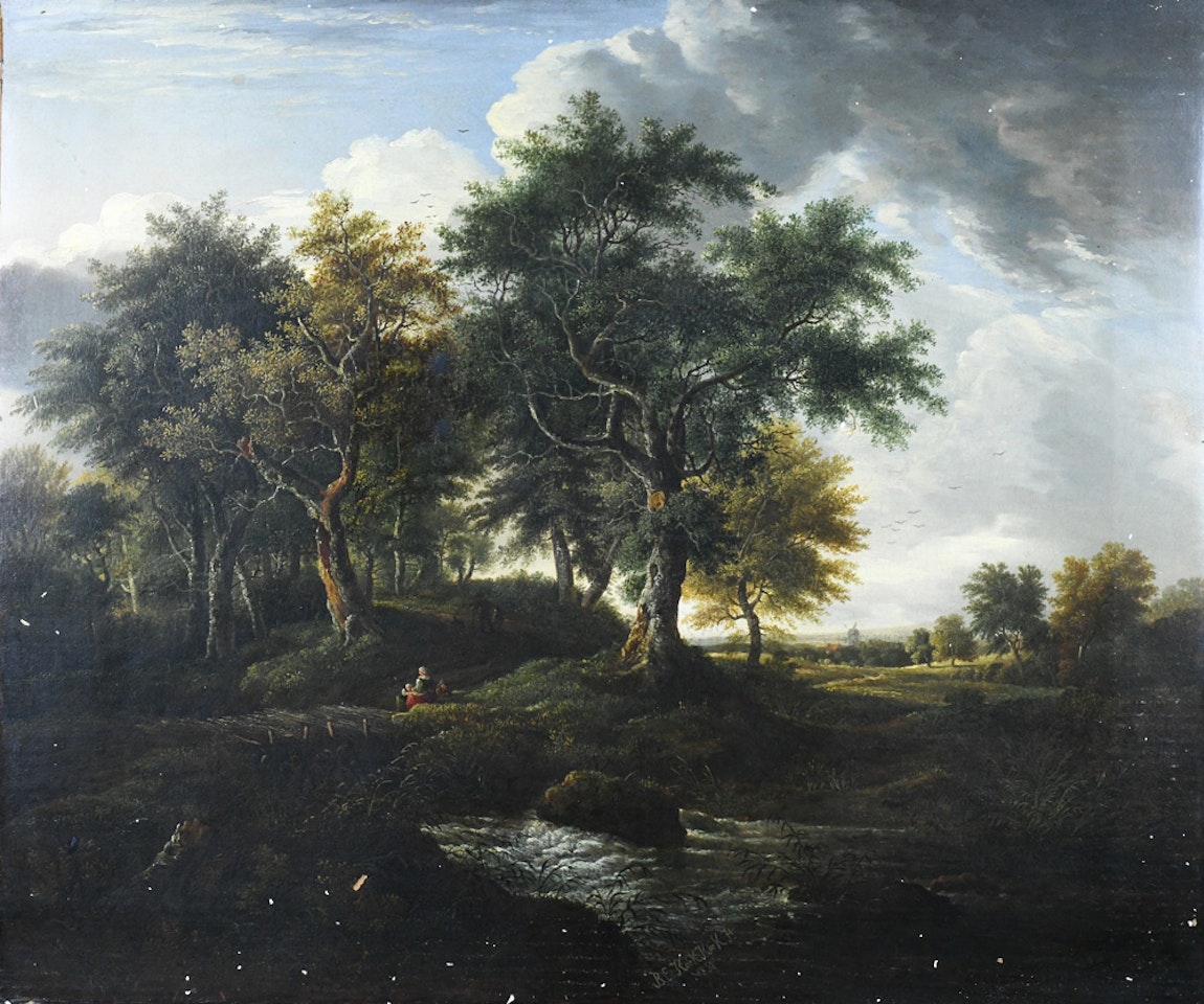 Wooded Landscape by Barend Cornelis Koekkoek