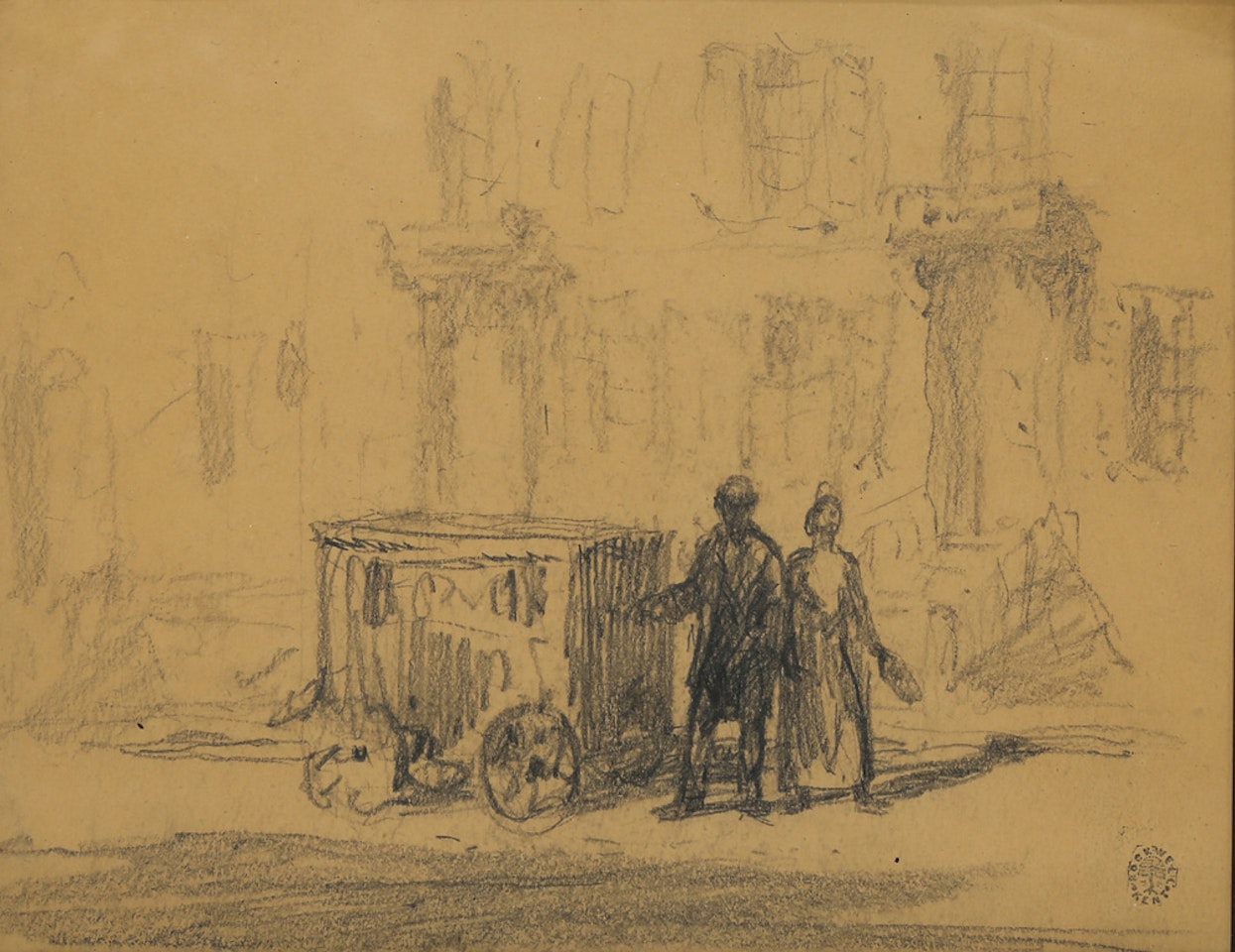 "Hurdy Gurdy Man" by Rockwell Kent