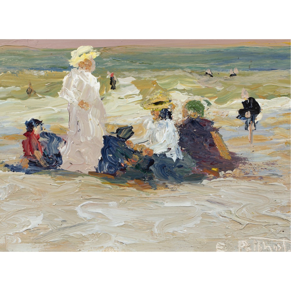Untitled (Figures on a Beach) by Edward Henry Potthast