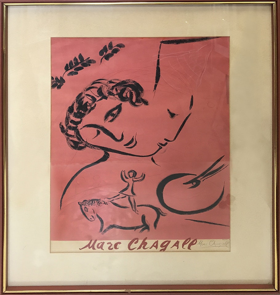 "Le Peintre Rose" by Marc Chagall