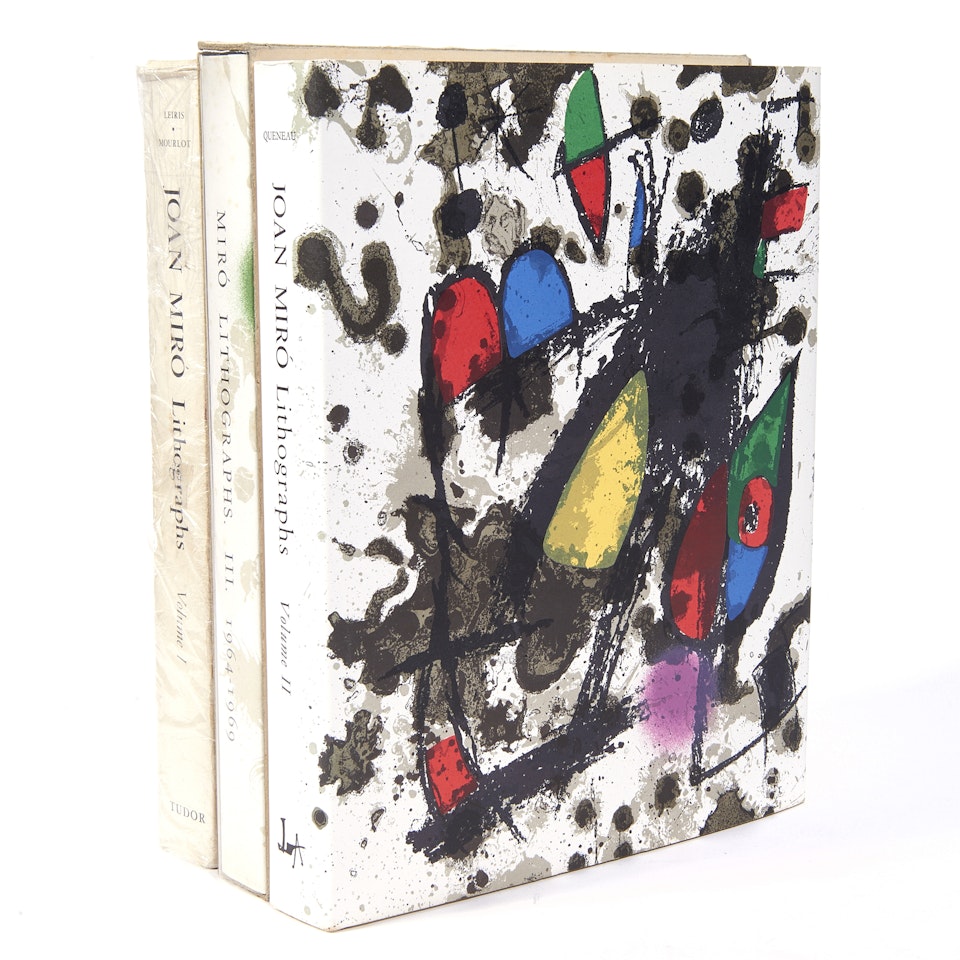 "Joan Miro Lithographs, Volume I, II, III" by Joan Miró