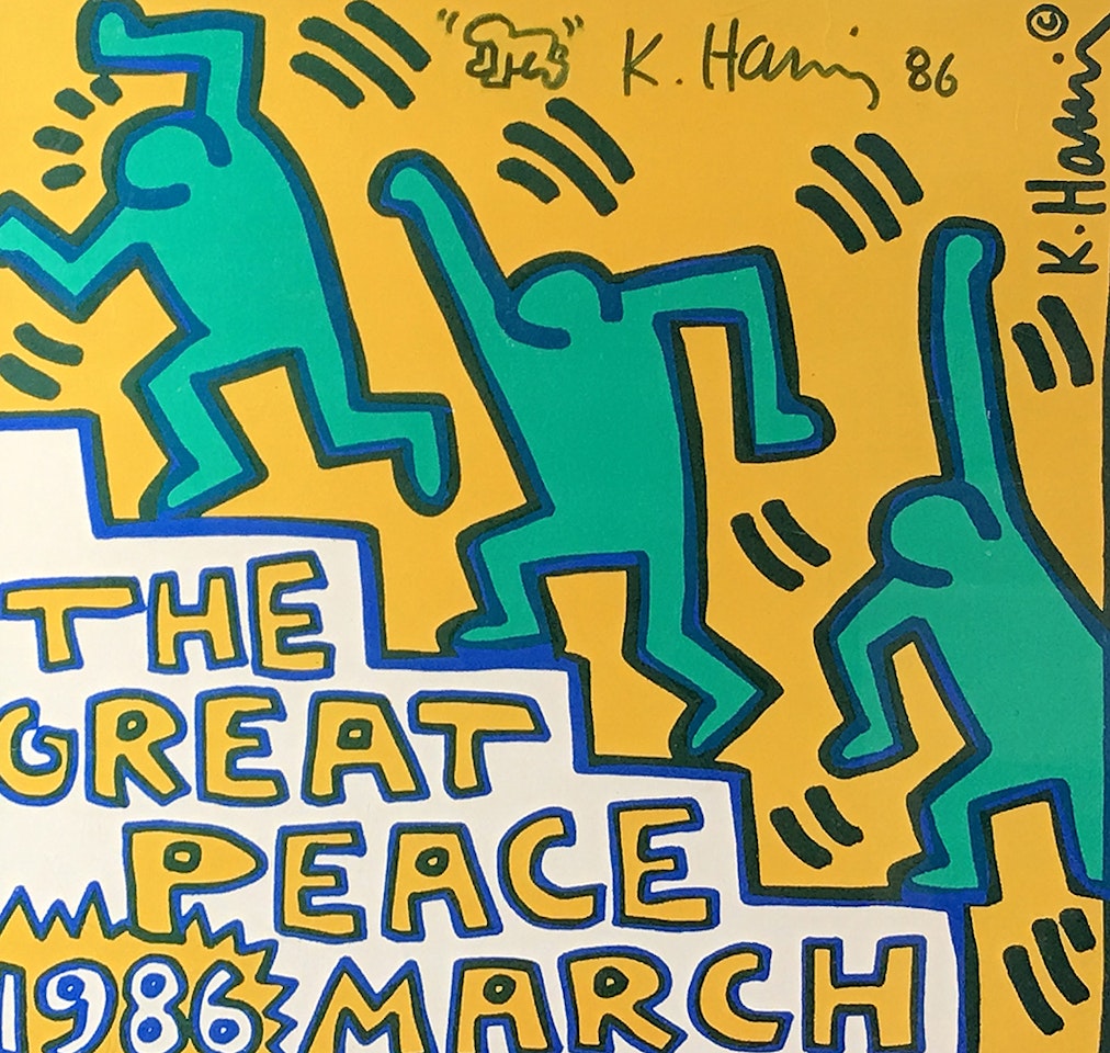 "The Great Peace March" by Keith Haring