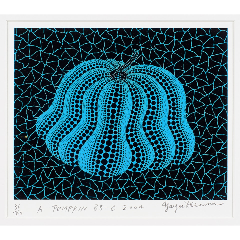 "A Pumpkin BB-C" by Yayoi Kusama