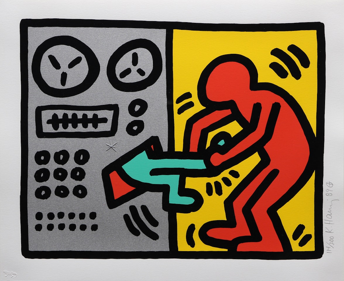 "Pop Shop III (c)" by Keith Haring