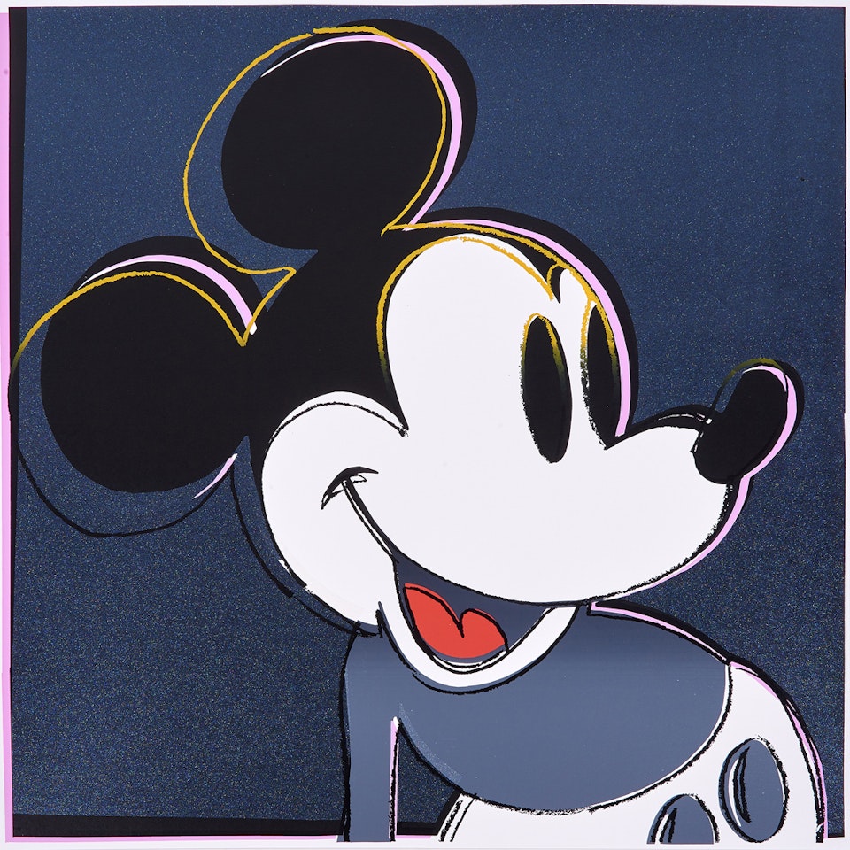 "Mickey Mouse" from "Myth" portfolio by After Andy Warhol