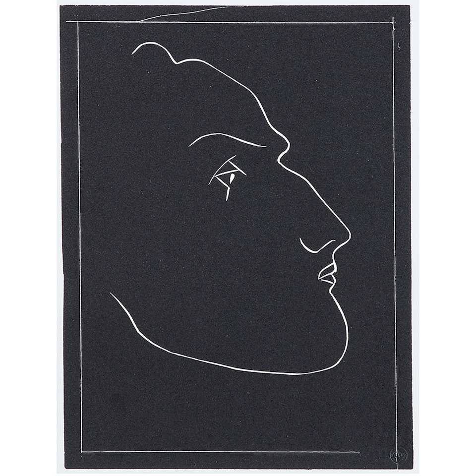 "Profil d"Homme" from "Pasiphae" by Henri Matisse