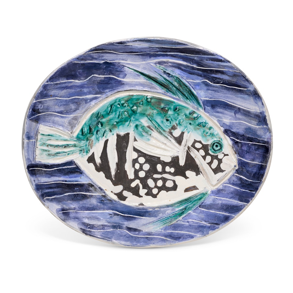 Poisson bleu (A. R. 180) by Pablo Picasso