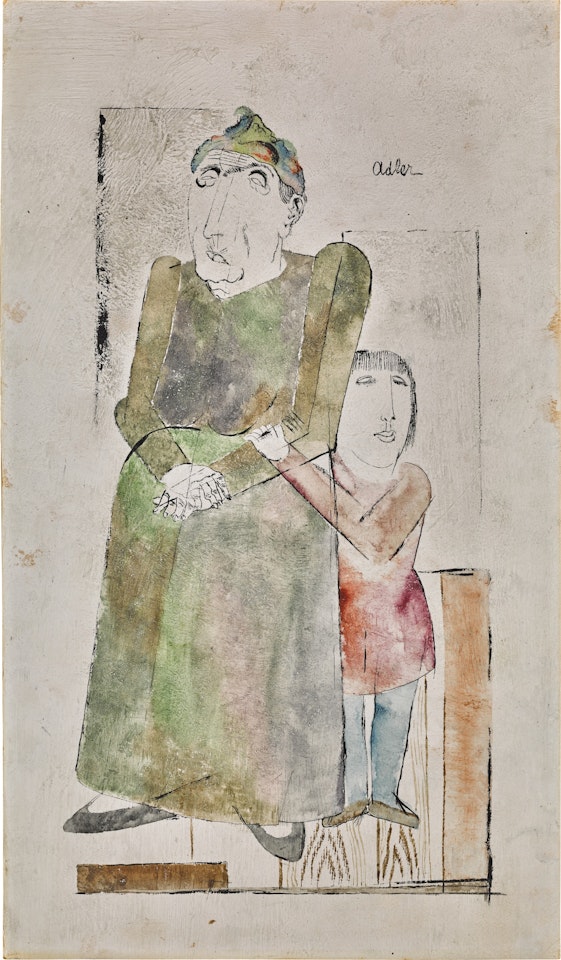 Old Woman with Child by Jankel Adler