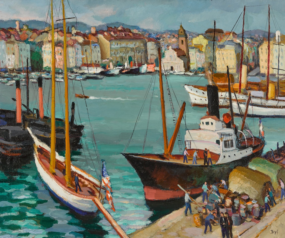 Marseille, le vieux port by Marcel Dyf