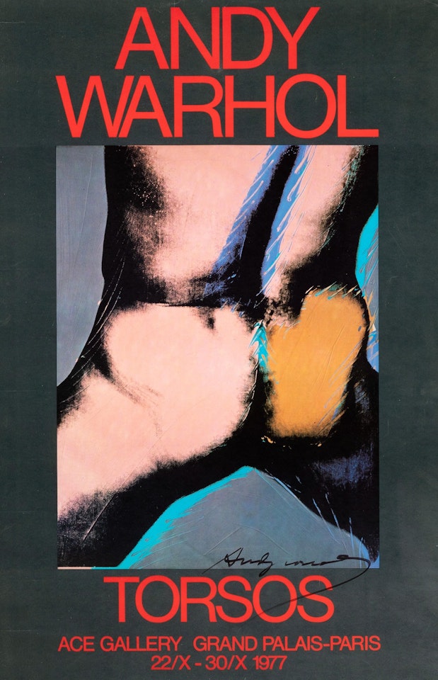 Torsos Ace Gallery Grand Palais Paris by Andy Warhol