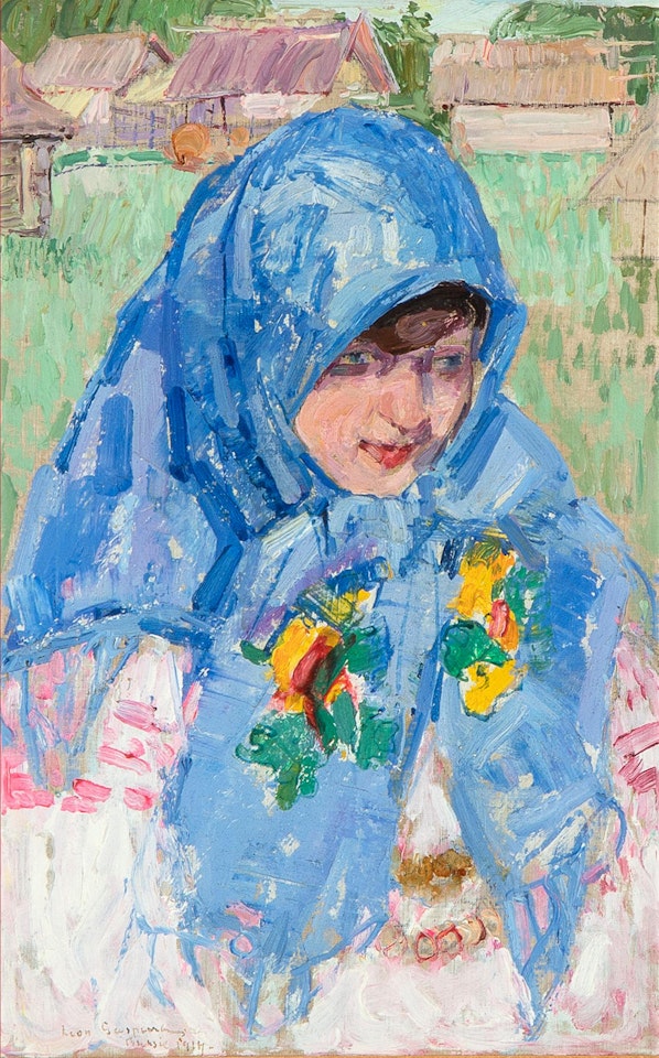 The Blue Shawl by Leon Gaspard