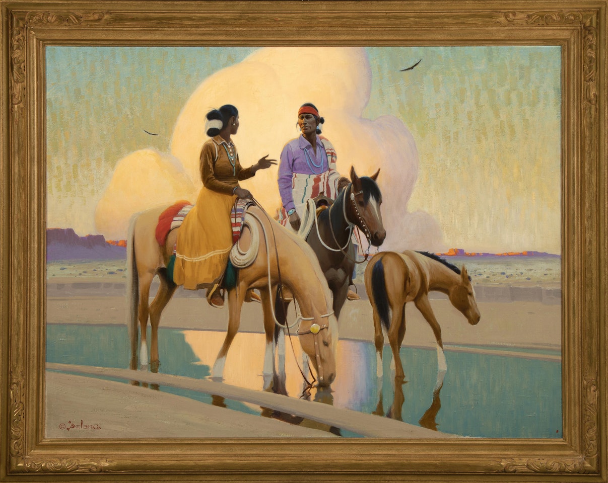 The Orange Cloud by Gerard Curtis Delano