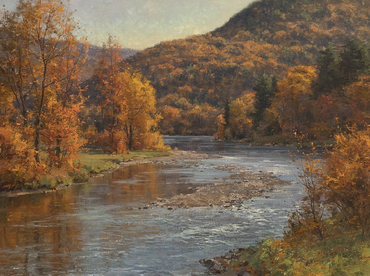 The Deerfield River by Clyde Aspevig