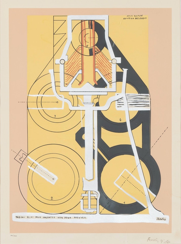 Petite Solitude au Milieu des Soleils ( A Little Solitude in the Midst of Suns) by Francis Picabia