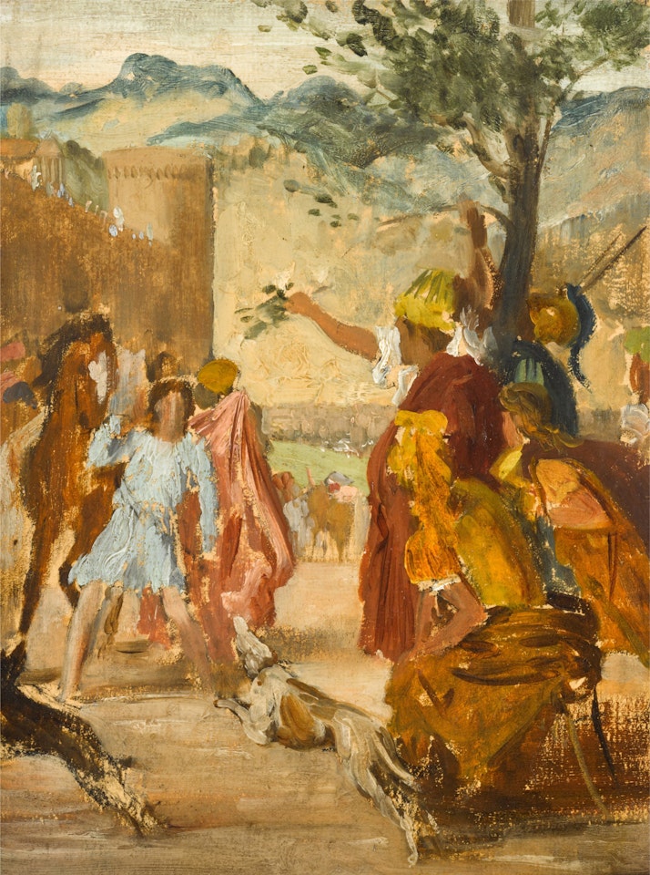 Alexandre et Bucéphale by Edgar Degas