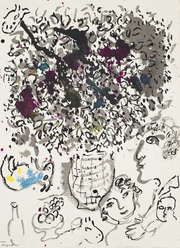 L"Envolée du bouquet by Marc Chagall