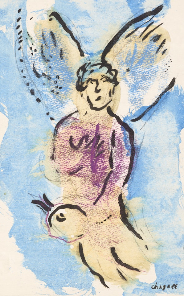 Peintre ailé by Marc Chagall