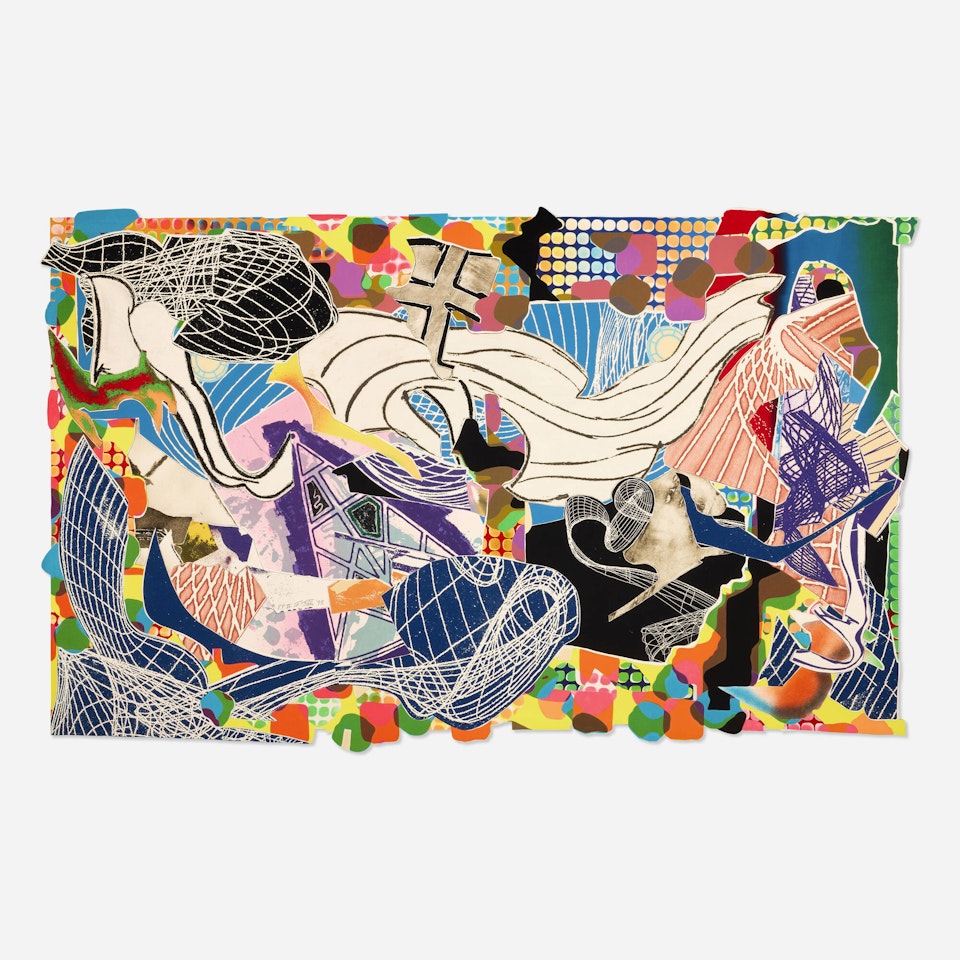 Monstrous Pictures of Whales (from the Moby Dick Deckle Edges series) by Frank Stella