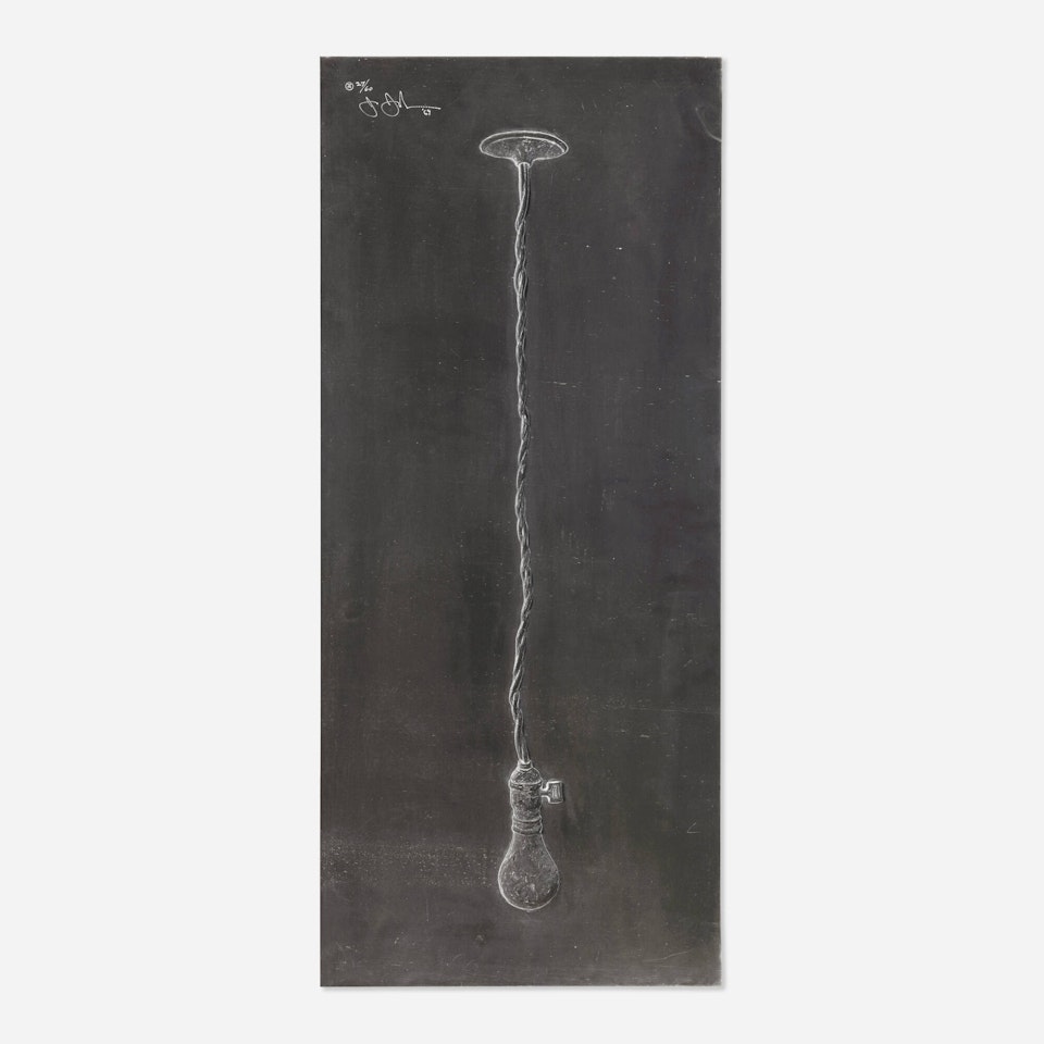 Light Bulb (from the Lead Reliefs series) by Jasper Johns