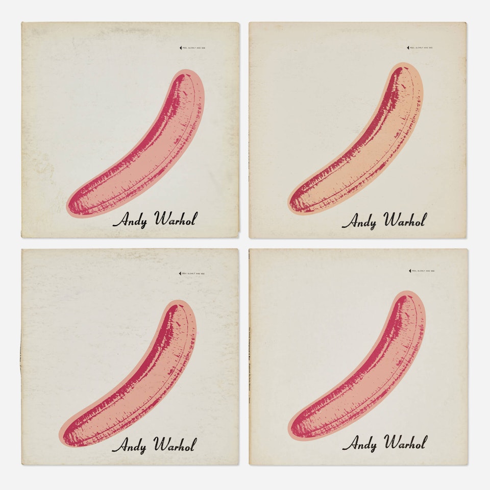 The Velvet Underground & Nico album (four works) by Andy Warhol