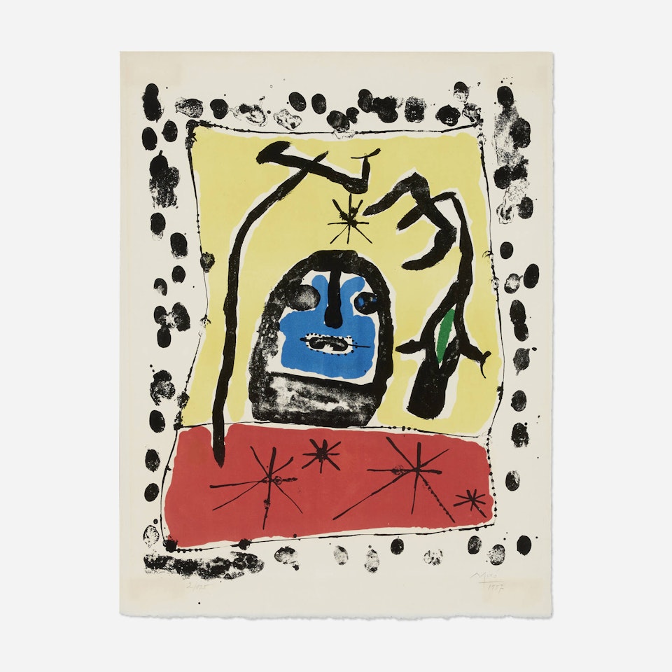 Exhibition at the Galerie Matarasso by Joan Miró