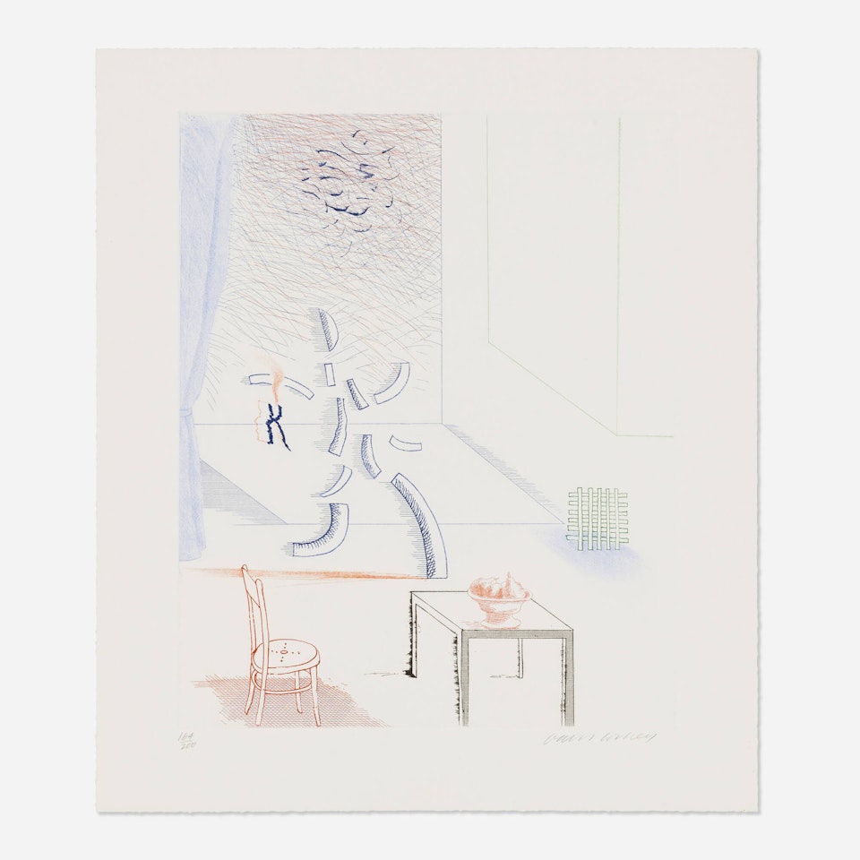 Tick it, Tock it, Turn it True (from The Blue Guitar portfolio) by David Hockney