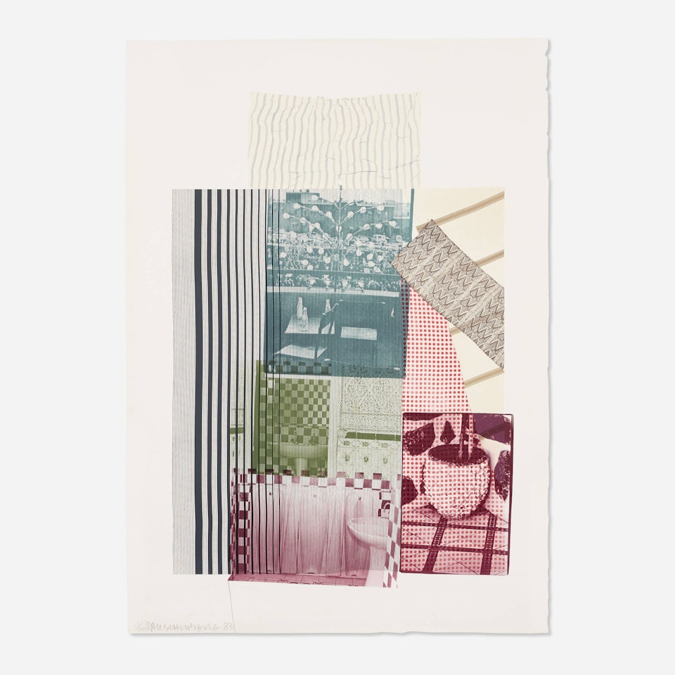 Pre-Morocco (from the Eight by Eight to Celebrate the Temporary Contemporary portfolio) by Robert Rauschenberg