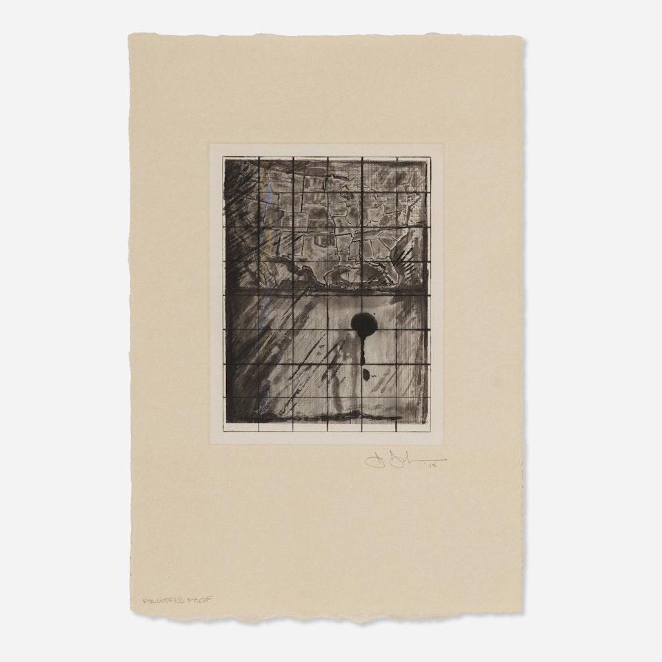 Map by Jasper Johns
