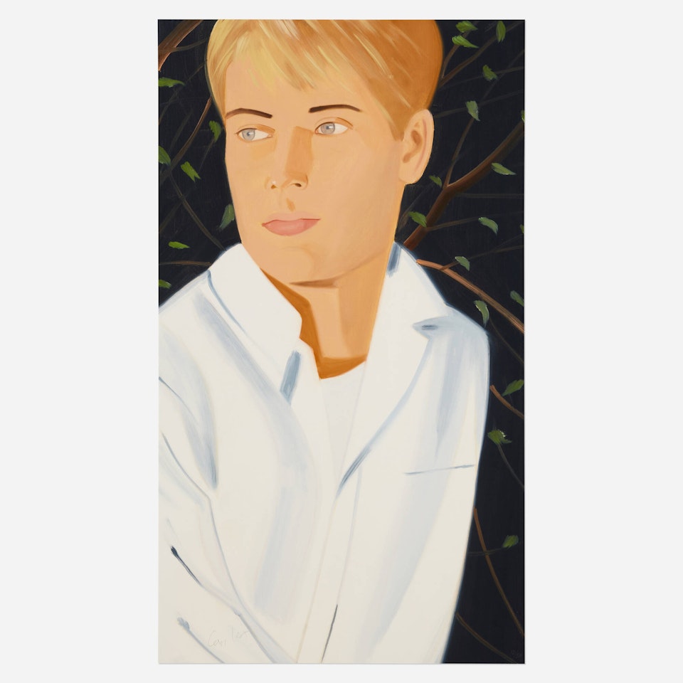 White Shirt (Eric) (from the White Shirt Portfolio) by Alex Katz