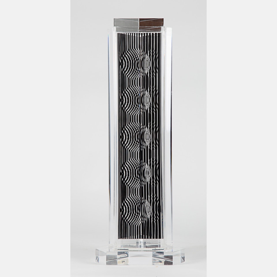 Moire Tower by Victor Vasarely