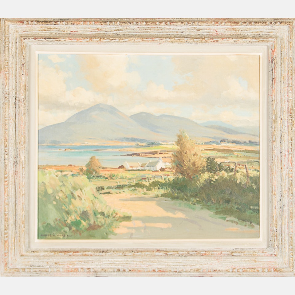 Mourne Mountains from Tyrella, CO. Down by Maurice Canning Wilks