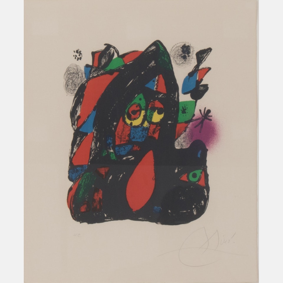 Lithographie IV by Joan Miró