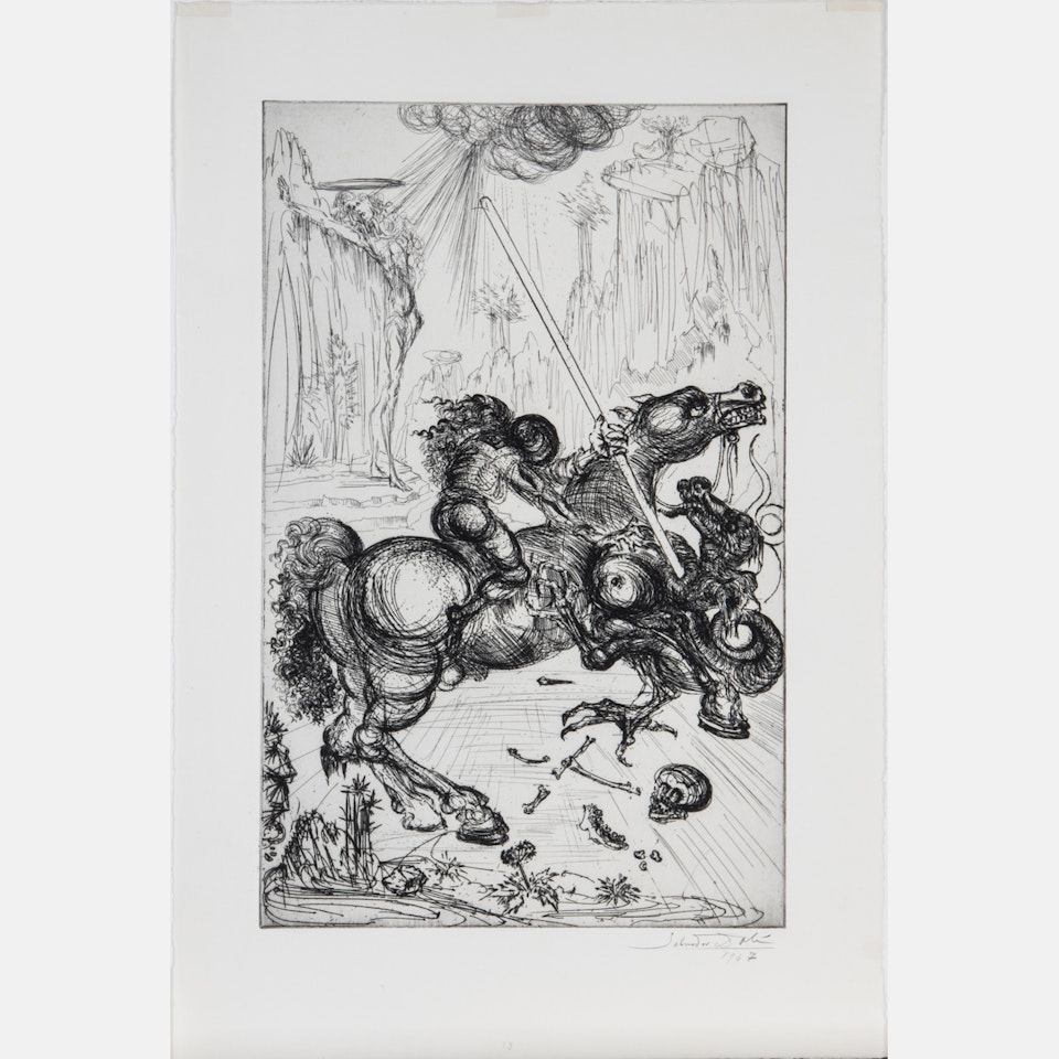 St. George and the Dragon by Salvador Dali