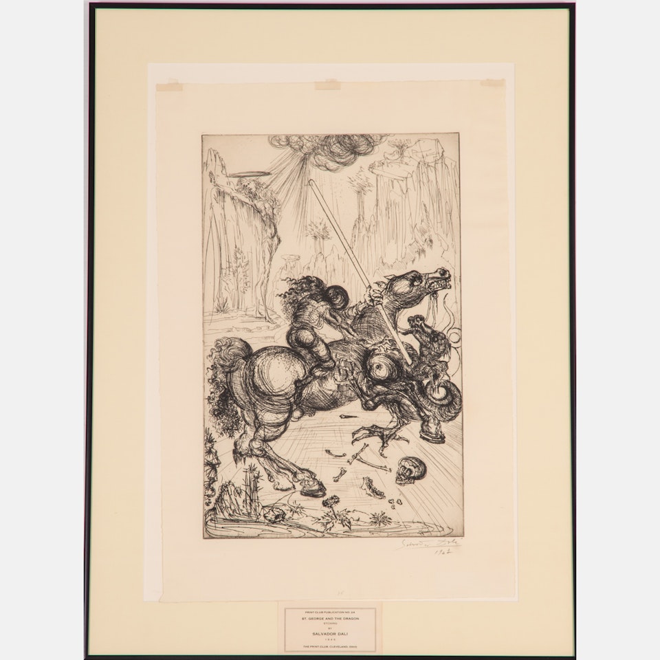 St. George and the Dragon by Salvador Dali