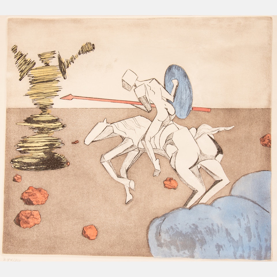 The Quest, from the History of Don Quixote of la Mancha by Salvador Dali