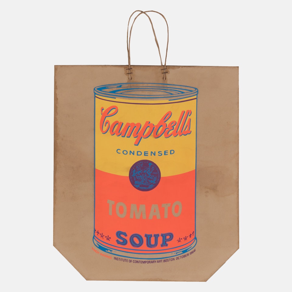 Campbell"s Shopping Bag by Andy Warhol