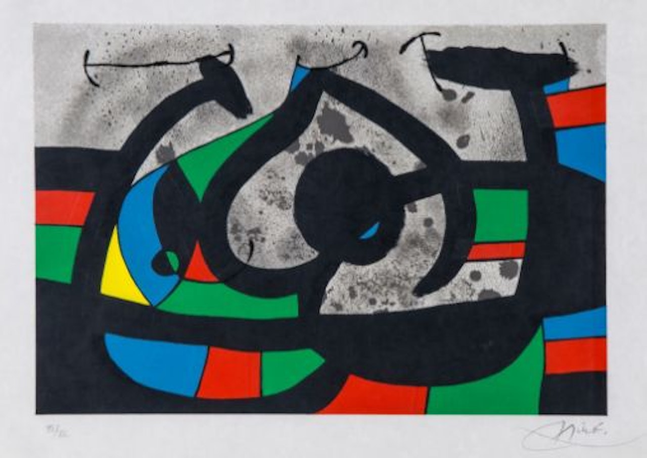 Plate X (M.815) by Joan Miró